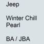 Preview: Jeep, Winter Chill Pearl, BA / JBA.